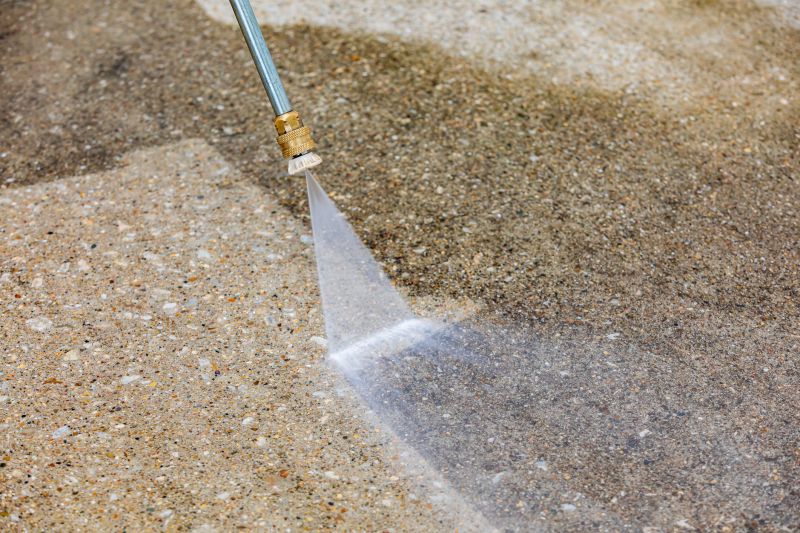 Cleaning a Concrete Driveway