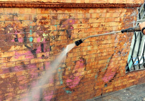 Brick Graffiti Cleaning in Bremerton